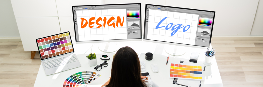 Layout, design services, printing works, vector logos, advertising creation