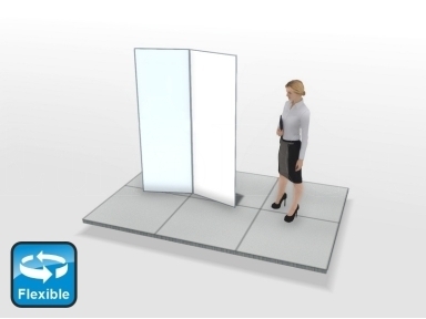 Flexible stand FlexiFrame 140x200-1P-2 Flexible stand FlexiFrame 140x200-1P-2
