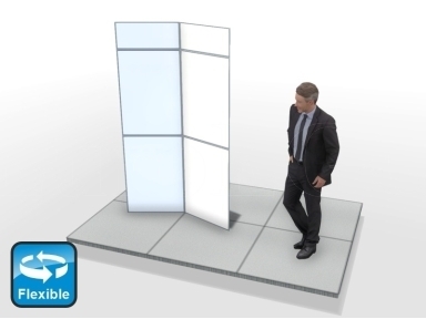Flexible stand FlexiFrame 140x230-3P-2 Flexible stand FlexiFrame 140x230-3P-2