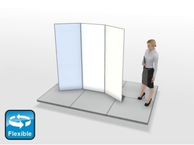Flexible stand FlexiFrame 210x200-1P-3 Flexible stand FlexiFrame 210x200-1P-3