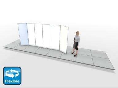 Flexible stand FlexiFrame 420x200-1P-6 Flexible stand FlexiFrame 420x200-1P-6