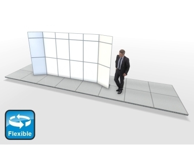 Flexible stand FlexiFrame 420x230-3P-6 Flexible stand FlexiFrame 420x230-3P-6