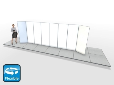 Flexible stand FlexiFrame 560x200-1P-8 Flexible stand FlexiFrame 560x200-1P-8