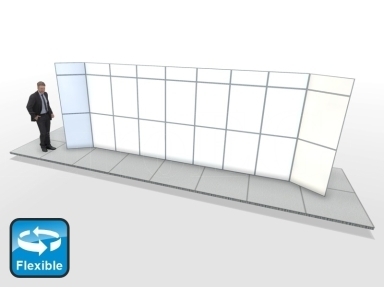 Flexible stand FlexiFrame 630x230-3P-9 Flexible stand FlexiFrame 630x230-3P-9