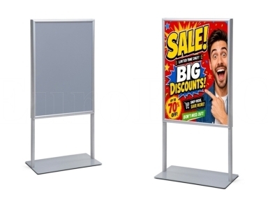 Wide profile poster stand POSTER Wide profile poster stand POSTER