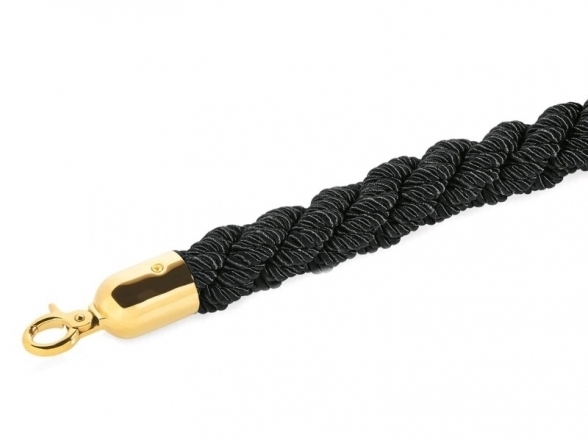Braided rope, gold ends (DE) 4