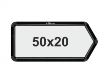 Рамка стрелка FlexiFrame (50х20 см) с панелью