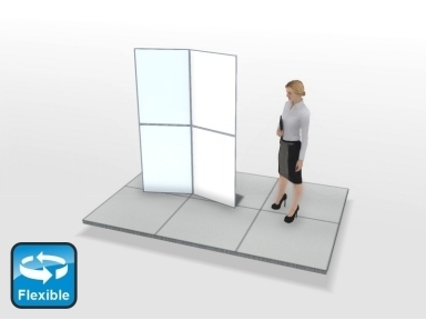 Flexible stand FlexiFrame 140x200-2P-2 Flexible stand FlexiFrame 140x200-2P-2