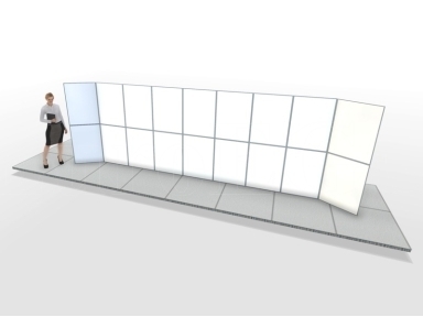 Стенд FlexiFrame 630x200-2P-9 Стенд FlexiFrame 630x200-2P-9