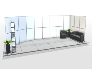 Stand FlexiFrame 840x200-2P-12