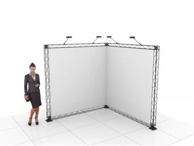 Stendas X-10 (L-forma 200x200x200), NUOMA Stendas X-10 (L-forma 200x200x200), NUOMA