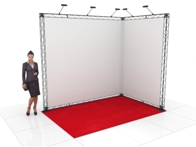 Stendas X-10 (L-forma 300x200x250), NUOMA Stendas X-10 (L-forma 300x200x250), NUOMA