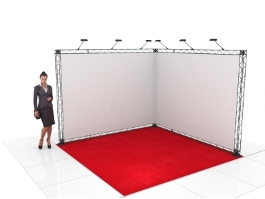 Stendas X-10 (L-forma 300x300x200), NUOMA Stendas X-10 (L-forma 300x300x200), NUOMA