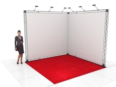 Stendas X-10 (L-forma 300x300x250), NUOMA Stendas X-10 (L-forma 300x300x250), NUOMA