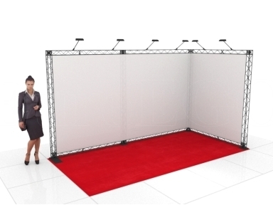 Stendas X-10 (L-forma 400x200x200), NUOMA Stendas X-10 (L-forma 400x200x200), NUOMA