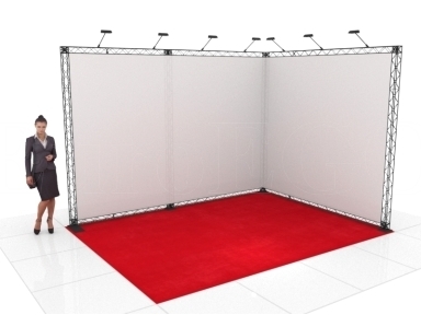 Stendas X-10 (L-forma 400x300x250), NUOMA Stendas X-10 (L-forma 400x300x250), NUOMA