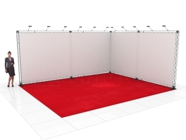 Stendas X-10 (L-forma 600x500x250), NUOMA Stendas X-10 (L-forma 600x500x250), NUOMA