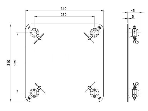 T-22 TRUSS (4x) Base PDS 32x32 2 T-22 TRUSS (4x) Base PDS 32x32 2