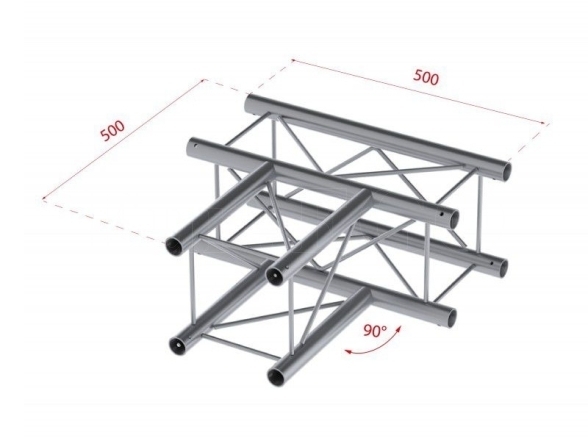 Т-22 TRUSS (4x) T-образный шарнир, черный 3