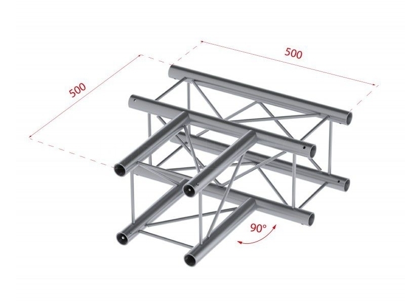 Т-22 TRUSS (4x) T-образный шарнир, черный 3