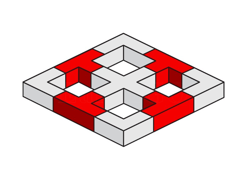 Т-22 TRUSS (4x) T-образный шарнир, черный 1